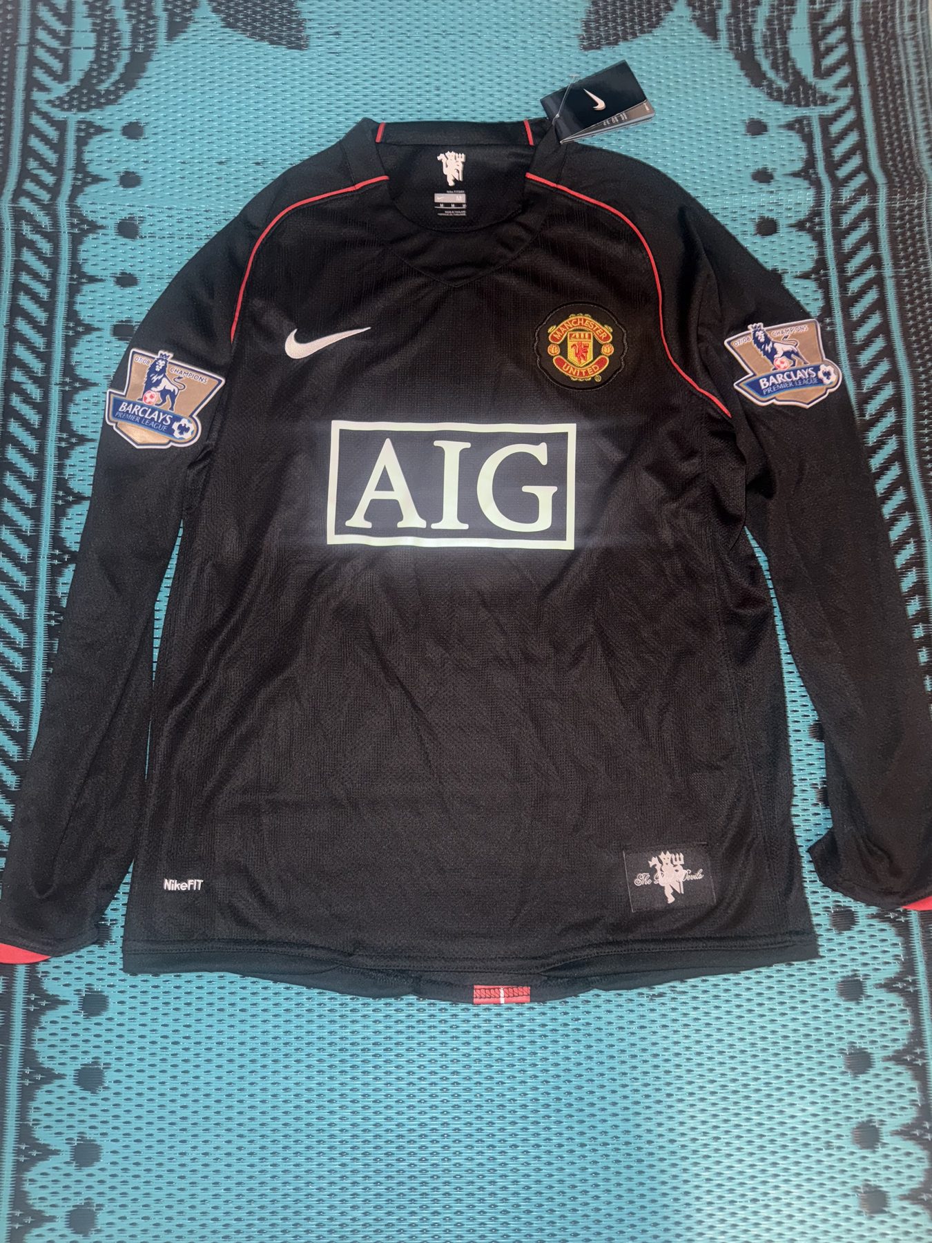 Ronaldo Manchester United 2007/08 away long sleeve jersey