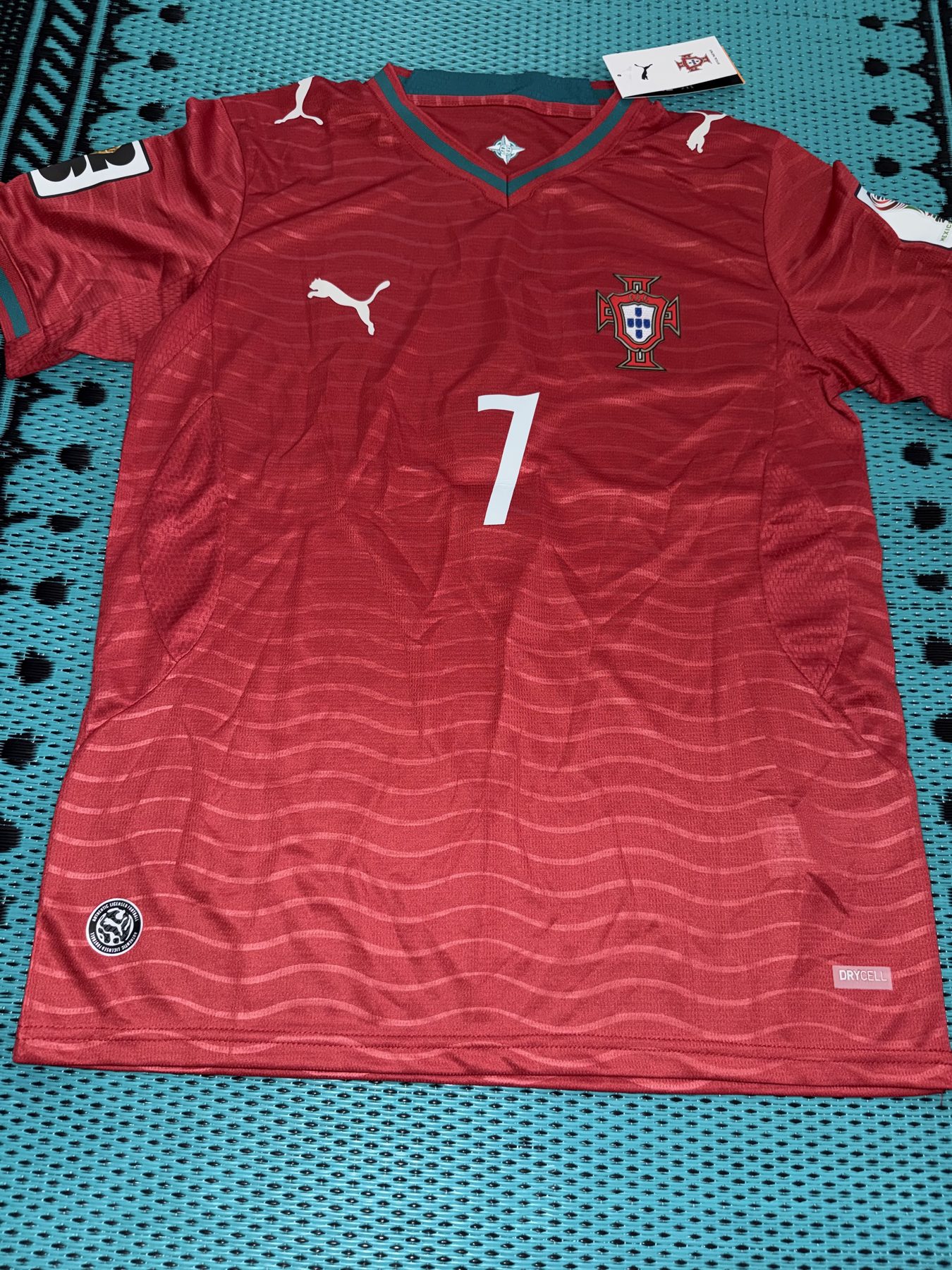 Ronaldo Portugal World Cup home jersey