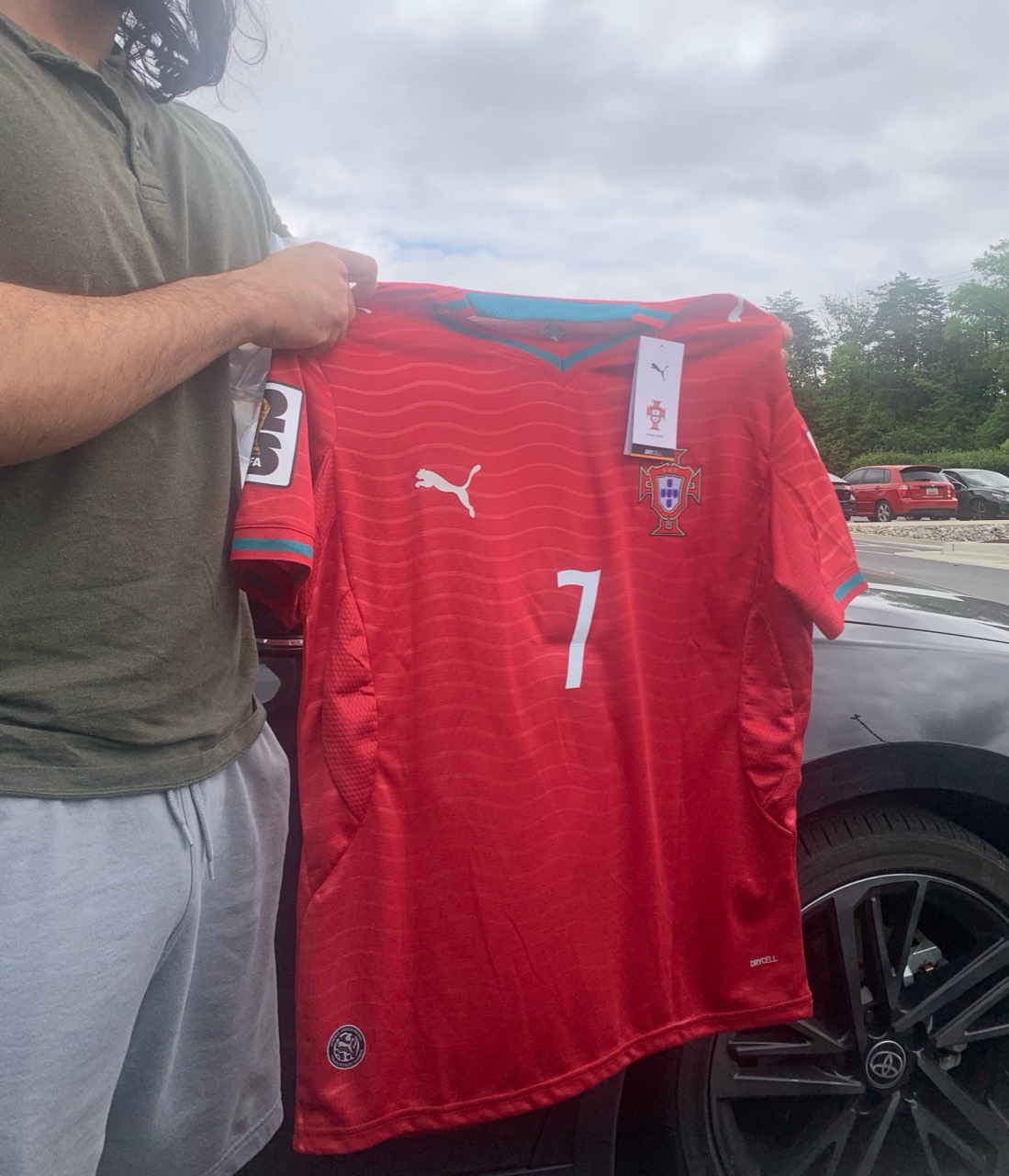 Local pickup of a Portugal jersey